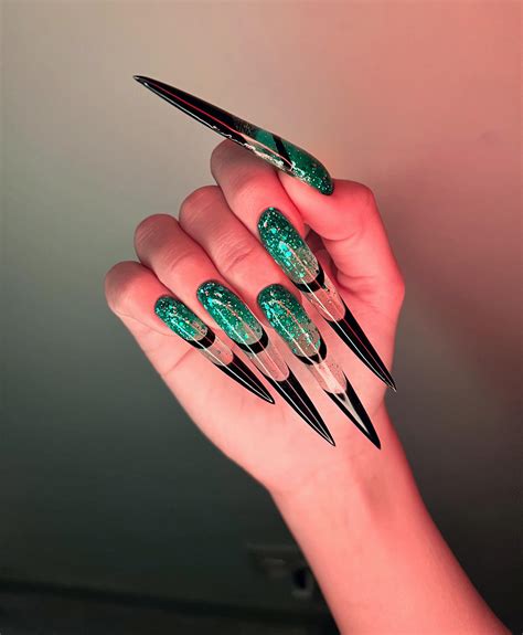 stiletto nail ideas|super long stiletto nails.